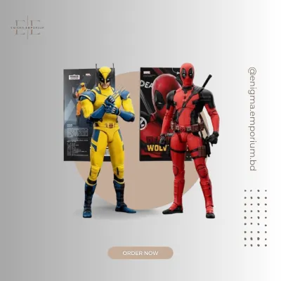 ZD Toys 1/10 Deadpool & Wolverine Action Figure